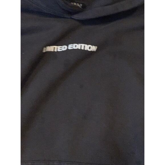 BooHooMan Limited Edition Black Oversized Hoodie Mens L - Picture 4 of 4